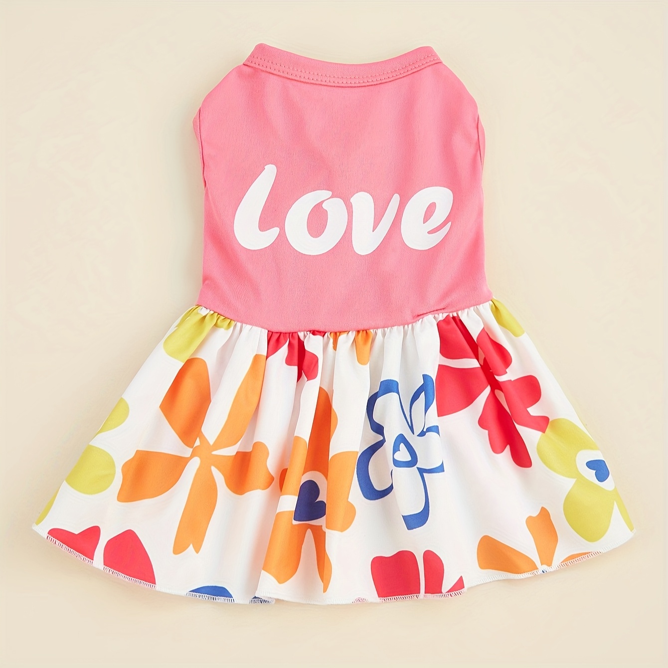 Pet Spring Summer Skirt Breathable Clothes, Vest Dress